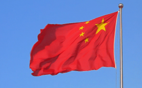 旗 旗帜 旗子 594_371 gif 动态图 动图